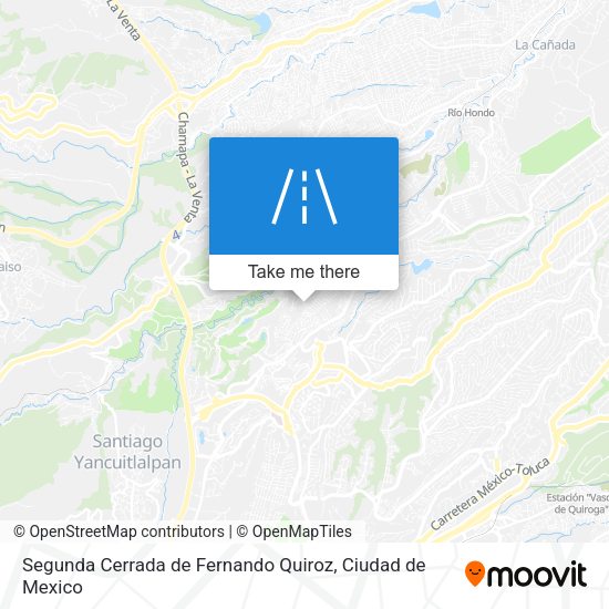 Segunda Cerrada de Fernando Quiroz map