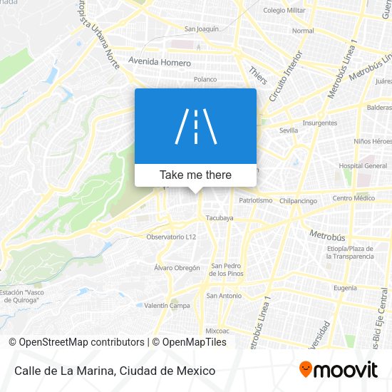 Calle de La Marina map