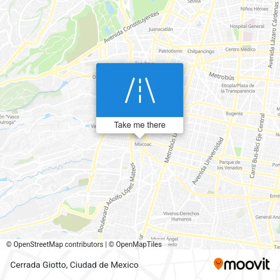 Mapa de Cerrada Giotto