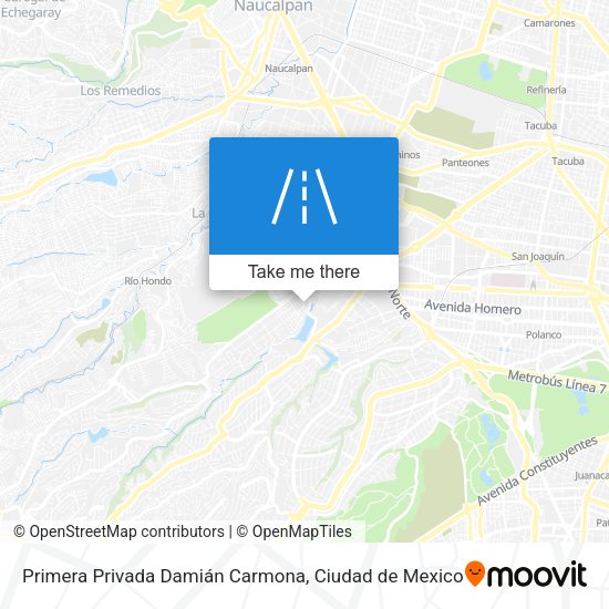 Mapa de Primera Privada Damián Carmona