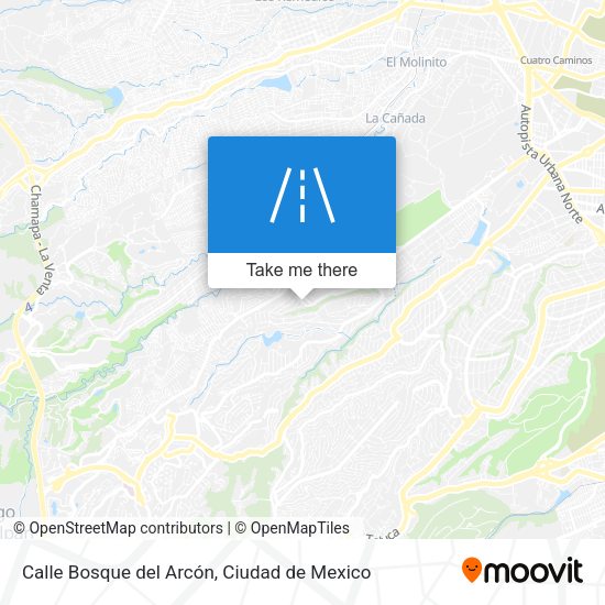 Mapa de Calle Bosque del Arcón