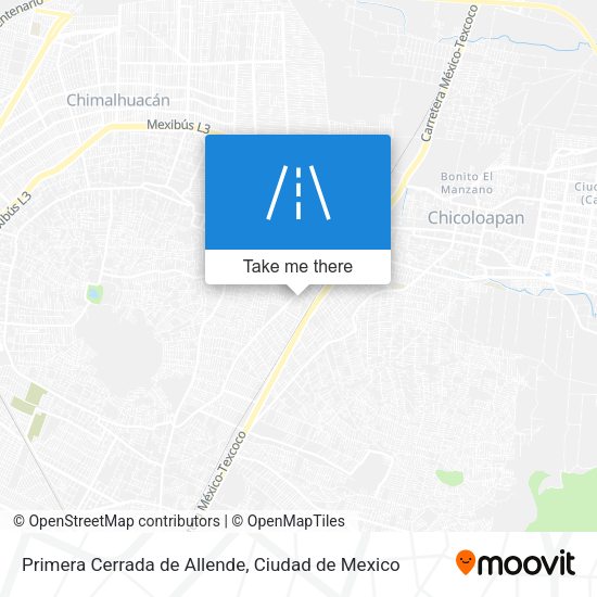 Primera Cerrada de Allende map