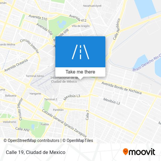 Mapa de Calle 19