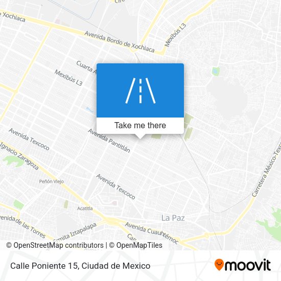 Calle Poniente 15 map