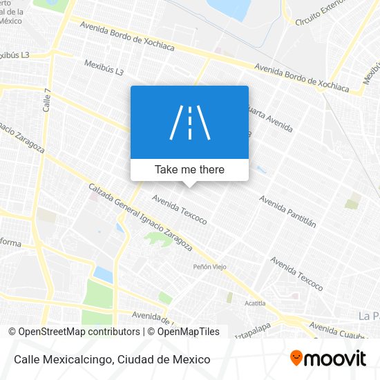 Calle Mexicalcingo map