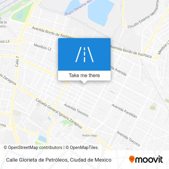Calle Glorieta de Petróleos map