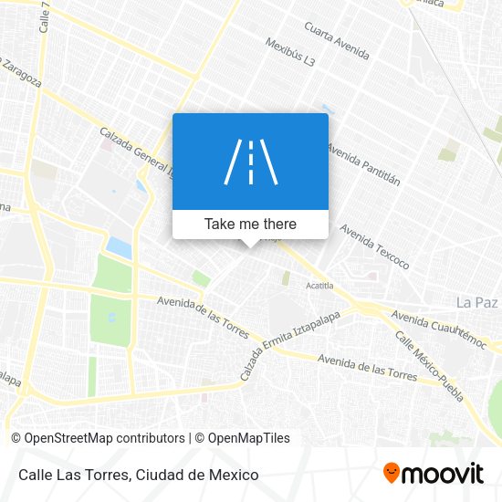Mapa de Calle Las Torres