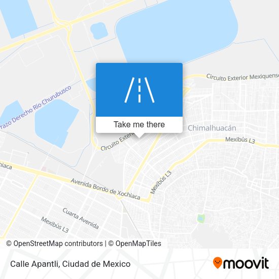 Calle Apantli map