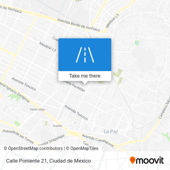 Calle Poniente 21 map