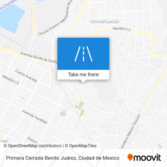 Primera Cerrada Benito Juárez map