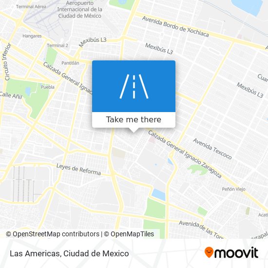 Las Americas map