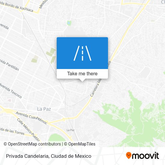 Privada Candelaria map