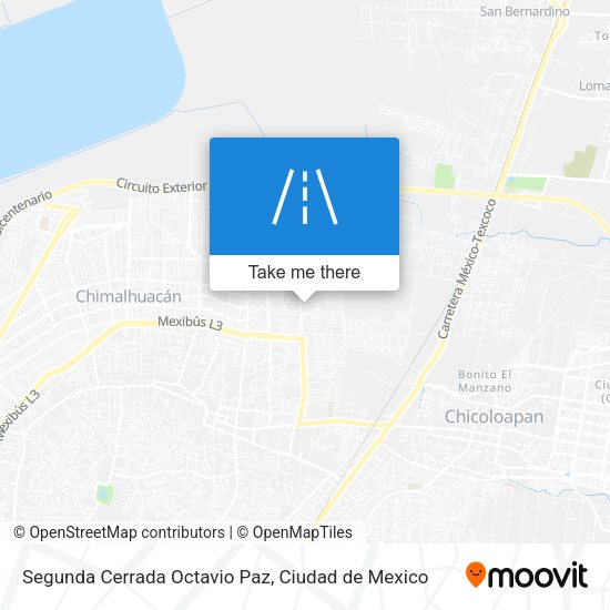Segunda Cerrada Octavio Paz map