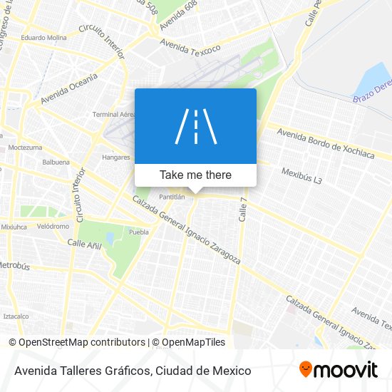 Mapa de Avenida Talleres Gráficos