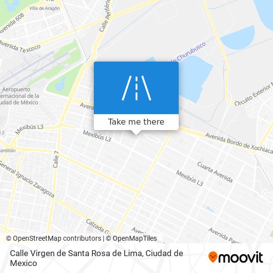 Calle Virgen de Santa Rosa de Lima map