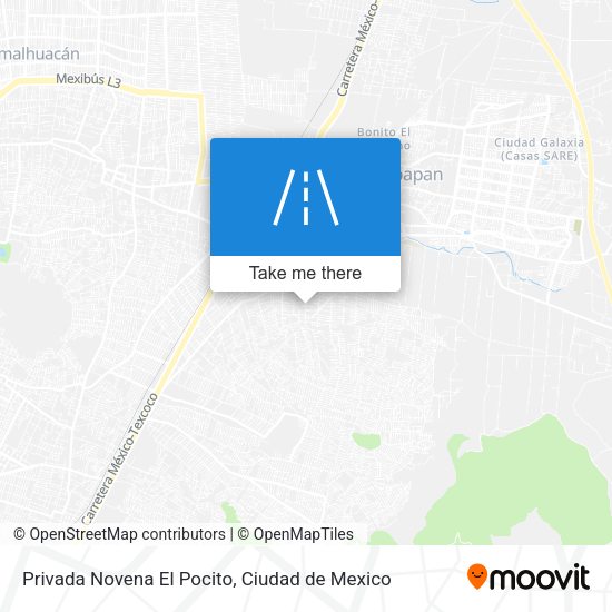 Privada Novena El Pocito map