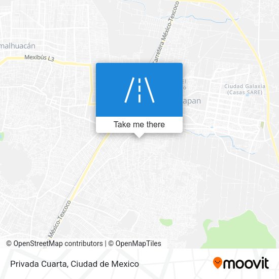 Privada Cuarta map