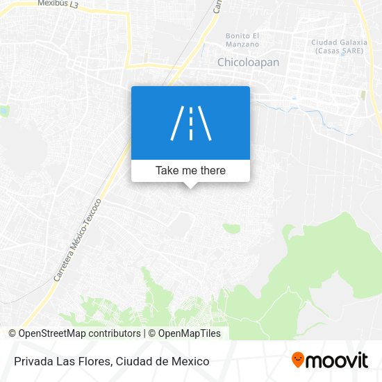 Mapa de Privada Las Flores