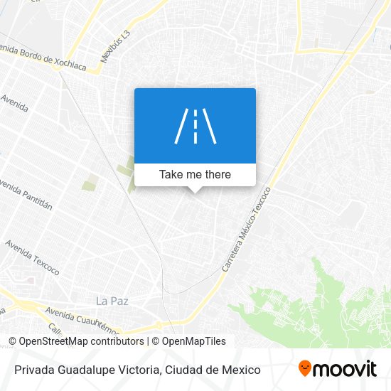 Privada Guadalupe Victoria map