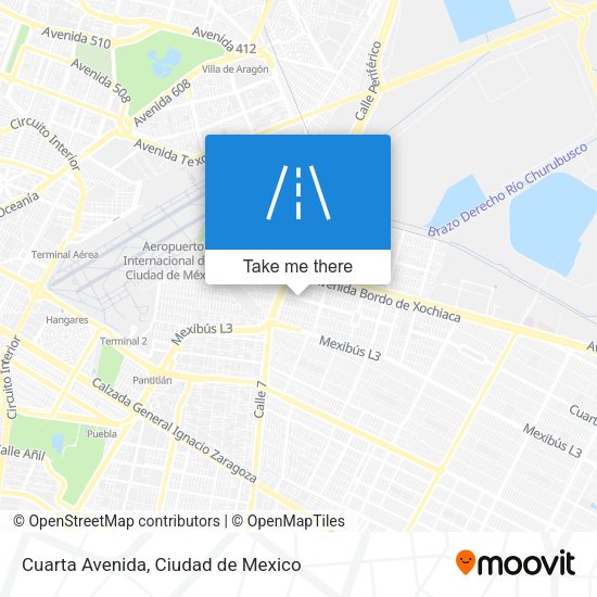 Mapa de Cuarta Avenida