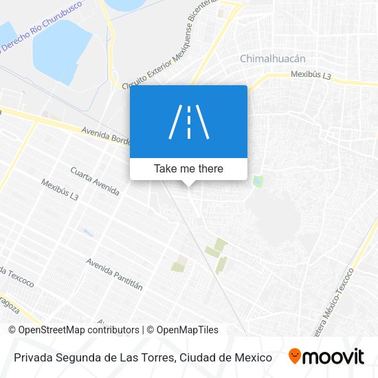 Privada Segunda de Las Torres map