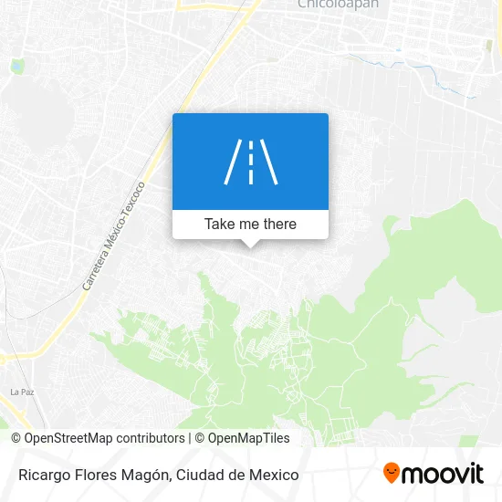 Ricargo Flores Magón map