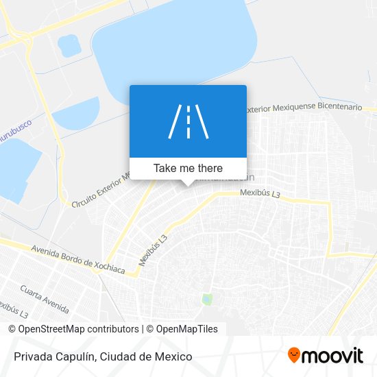 Privada Capulín map