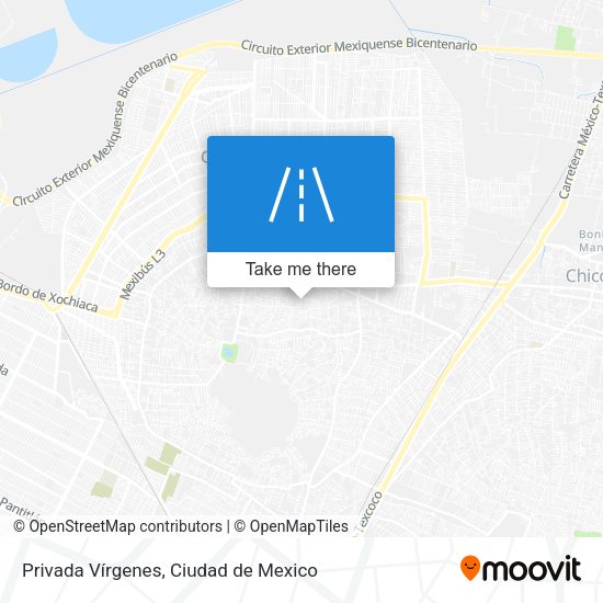 Mapa de Privada Vírgenes