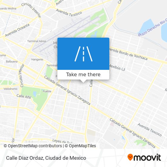Mapa de Calle Díaz Ordaz