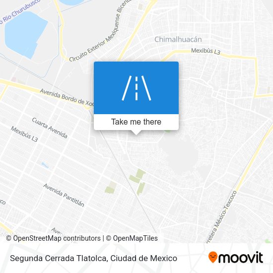 Mapa de Segunda Cerrada Tlatolca