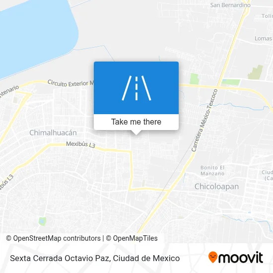 Sexta Cerrada Octavio Paz map