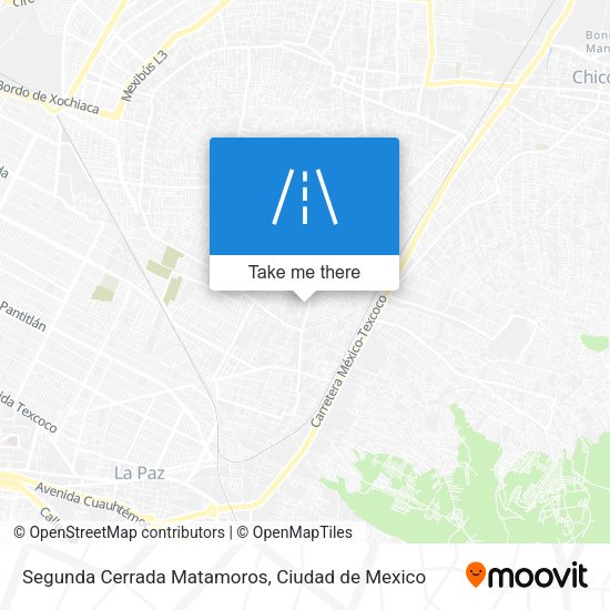 Mapa de Segunda Cerrada Matamoros