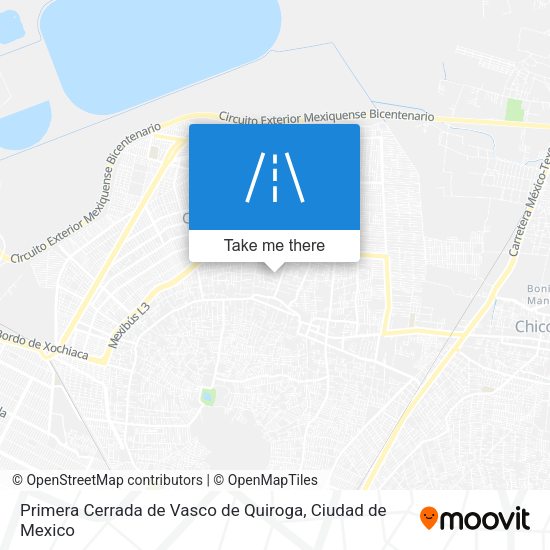 Mapa de Primera Cerrada de Vasco de Quiroga
