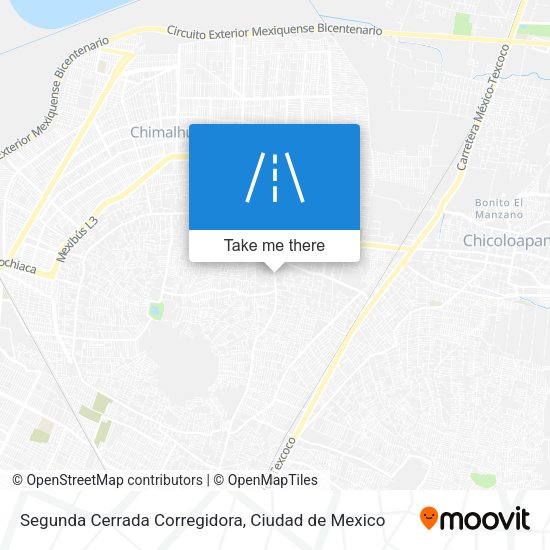 Segunda Cerrada Corregidora map
