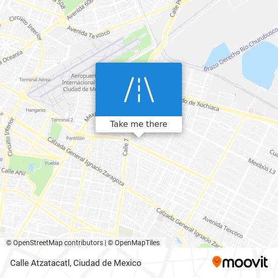 Calle Atzatacatl map