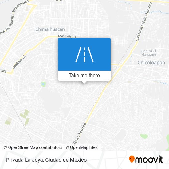 Privada La Joya map