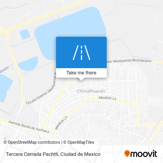 Mapa de Tercera Cerrada Pachtli