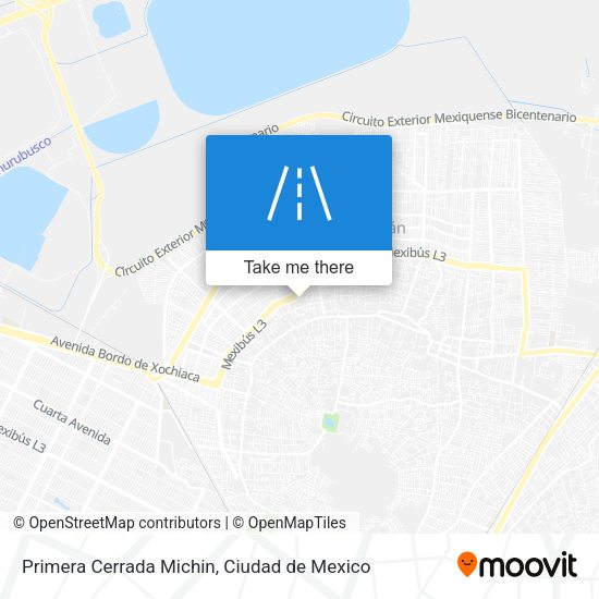 Primera Cerrada Michin map
