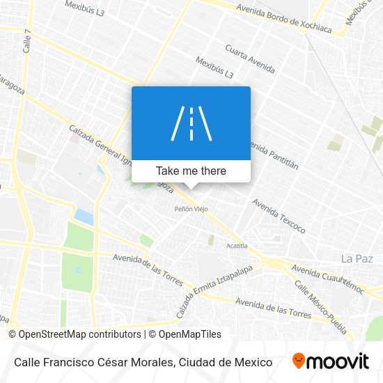 Calle Francisco César Morales map
