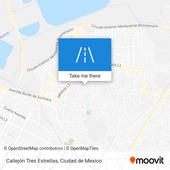 Callejón Tres Estrellas map