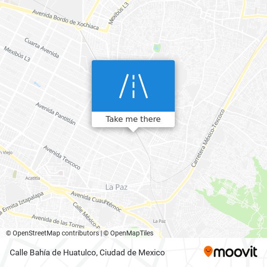 Mapa de Calle Bahía de Huatulco