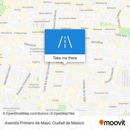 Mapa de Avenida Primero de Mayo