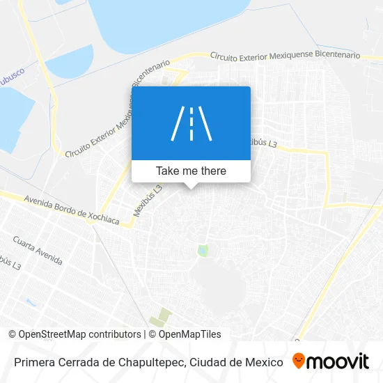 Primera Cerrada de Chapultepec map