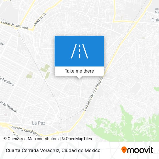 Cuarta Cerrada Veracruz map