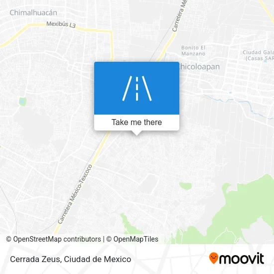 Cerrada Zeus map