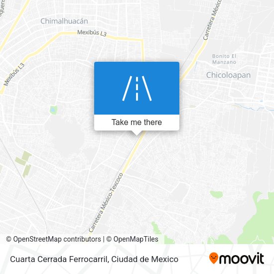 Cuarta Cerrada Ferrocarril map