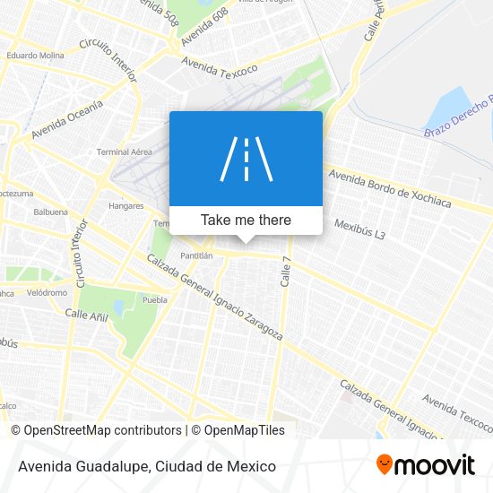 Mapa de Avenida Guadalupe