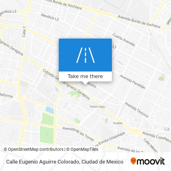 Calle Eugenio Aguirre Colorado map