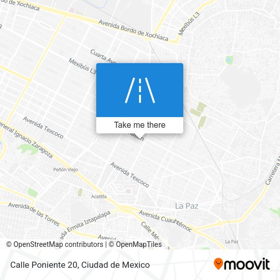 Calle Poniente 20 map