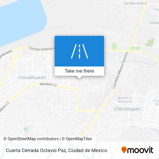 Mapa de Cuarta Cerrada Octavio Paz